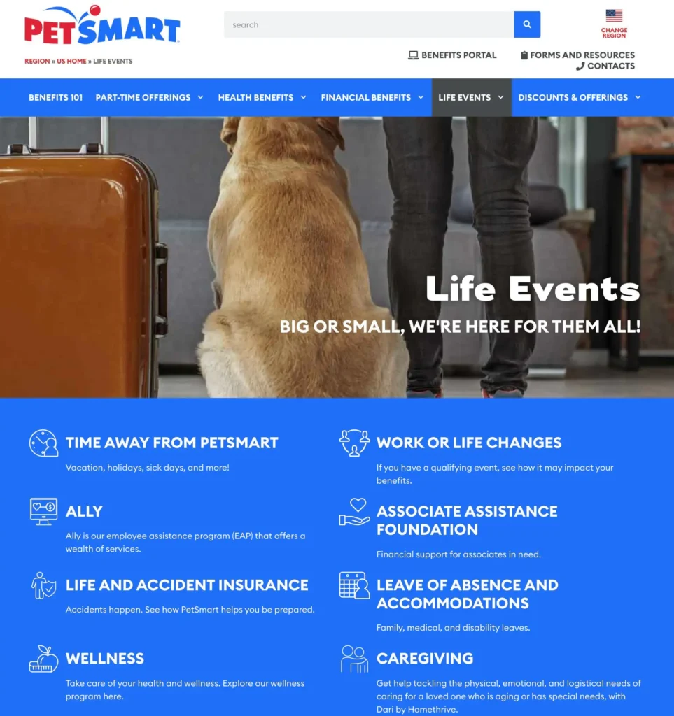 Benefits Website