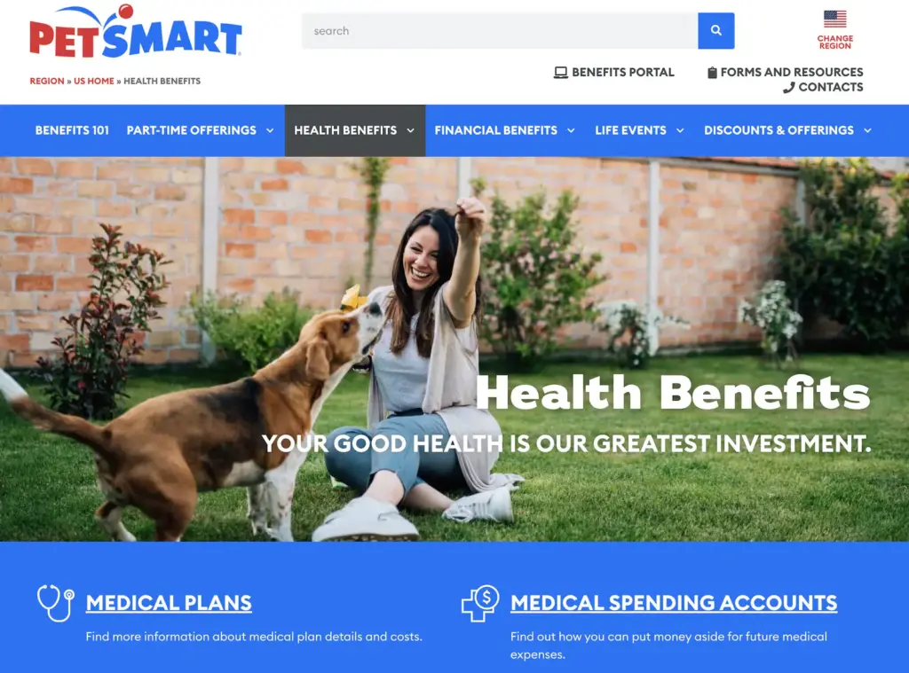 Benefits Website